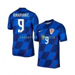 Camisola 2º Equipamento Seleção Croata Andrej Kramaric 9 Euro 2024 Manga Curta ,Homem