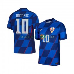 Camisola 2º Equipamento Seleção Croata Modrić 10 Euro 2024 Manga Curta ,Homem