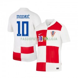 Camisola 1º Equipamento Seleção Croata Modrić 10 Euro 2024 Manga Curta ,Homem