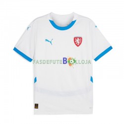 Camisola 2º Equipamento Seleção Checa Euro 2024 Manga Curta ,Homem