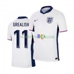 Camisola 1º Equipamento Seleção Inglesa Jack Grealish 11 Euro 2024 Manga Curta ,Homem