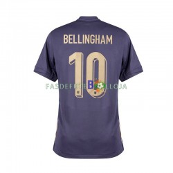 Camisola 2º Equipamento Seleção Inglesa Jude Bellingham 10 Euro 2024 Manga Curta ,Homem