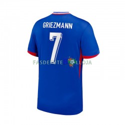 Camisola 1º Equipamento Seleção Francesa Antoine Griezmann 7 Euro 2024 Manga Curta ,Homem