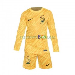Camisola Guarda-redes 1º Equipamento Seleção Francesa Euro 2024 Manga Comprida ,Criança