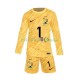 Camisola Guarda-redes 1º Equipamento Seleção Francesa Hugo Lloris 1 Euro 2024 Manga Comprida ,Criança