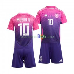 Camisola 2º Equipamento Seleção Alemã Jamal Musiala 10 Euro 2024 Manga Curta ,Criança