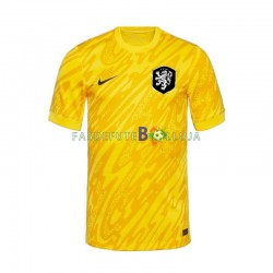 Camisola Guarda-redes 2º Equipamento Seleção Neerlandesa Euro 2024 Manga Curta ,Homem