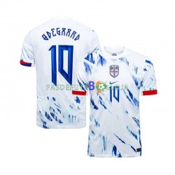 Camisola 2º Equipamento Seleção Norueguesa Martin Odegaard 10 2024 Manga Curta ,Homem