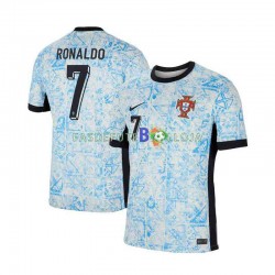 Camisola 2º Equipamento Seleção Portuguesa Cristiano Ronaldo 7 Euro 2024 Manga Curta ,Homem