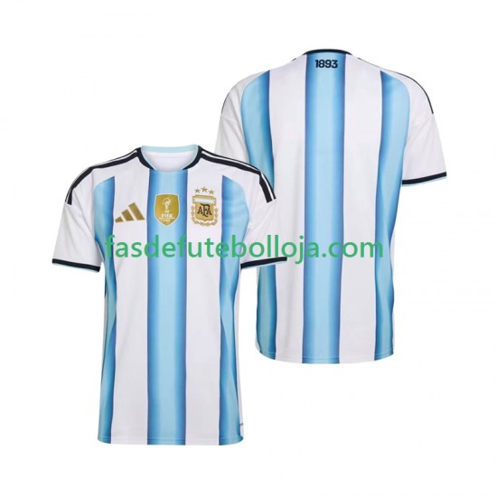 Camisola 1º Equipamento Seleção Argentina World Cup 2026 Manga Curta ,Homem