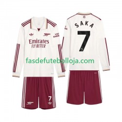 Camisola 3º Equipamento Arsenal Saka 7 2025-2026 Manga Comprida ,Criança