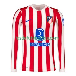 Camisola 1º Equipamento Atlético Madrid 2025-2026 Manga Comprida ,Homem Camisola 1º Equipamento Atlético Madrid 2025-2026 Manga Comprida ,Homem
