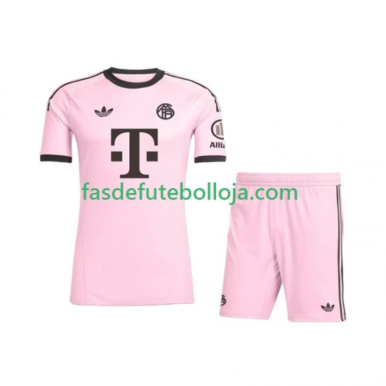 Camisola Guarda-redes 3º Equipamento Bayern de Munique UCL 2025-2026 Manga Curta ,Criança