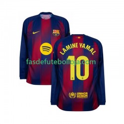 Camisola 1º Equipamento FC Barcelona Lamine Yamal 10 2025-2026 Manga Comprida ,Homem