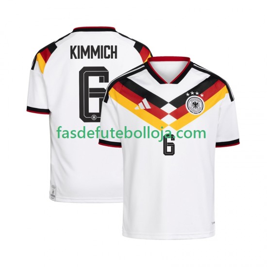 Camisola 1º Equipamento Seleção Alemã Joshua Kimmich 6 World Cup 2026 Manga Curta ,Homem