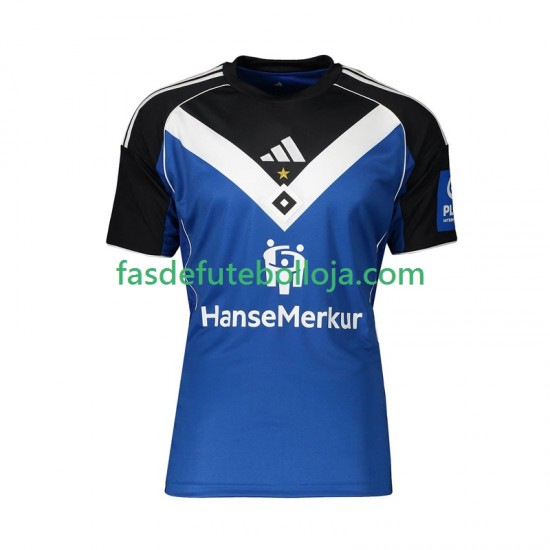 Camisola 2º Equipamento Hamburger SV 2025-2026 Manga Curta ,Homem