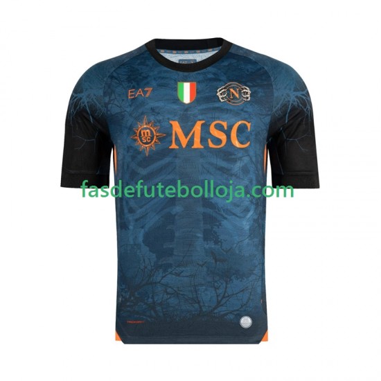 Camisola 1º Equipamento Napoli Halloween 2025-2026 Manga Curta ,Homem