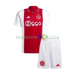 Camisola 1º Equipamento AFC Ajax 2024-2025 Manga Curta ,Criança