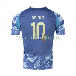 Camisola 2º Equipamento AFC Ajax Chuba Akpom 10 2024-2025 Manga Curta ,Homem