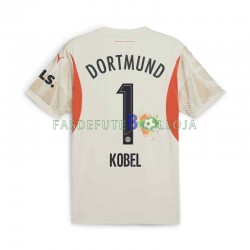 Camisola Guarda-redes 1º Equipamento Borussia Dortmund Gregor Kobel 1 2024-2025 Manga Curta ,Homem