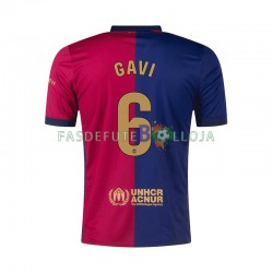 Camisola 1º Equipamento FC Barcelona GAVI 6 2024-2025 Manga Curta ,Homem