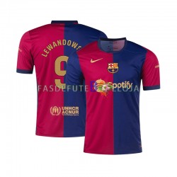 Camisola 1º Equipamento FC Barcelona Robert Lewandowski 9 2024-2025 Manga Curta ,Homem