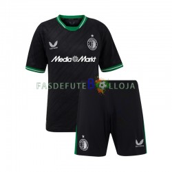 Camisola 2º Equipamento Feyenoord Rotterdam 2024-2025 Manga Curta ,Criança