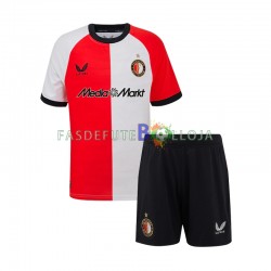 Camisola 1º Equipamento Feyenoord Rotterdam 2024-2025 Manga Curta ,Criança
