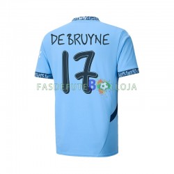 Camisola 1º Equipamento Manchester City UCL Font DE BRUYNE 17 2024-2025 Manga Curta ,Homem