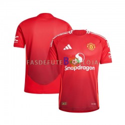 Camisola 1º Equipamento Manchester United Vermelho 2024-2025 Manga Curta ,Homem