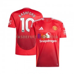 Camisola 1º Equipamento Manchester United Vermelho Marcus Rashford 10 2024-2025 Manga Curta ,Homem