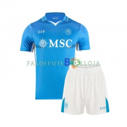 Camisola 1º Equipamento Napoli 2024-2025 Manga Curta ,Criança