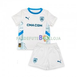 Camisola 1º Equipamento Olympique de Marseille 2024-2025 Manga Curta ,Criança