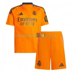 Camisola 2º Equipamento Real Madrid 2024-2025 Manga Curta ,Criança