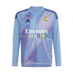 Camisola Guarda-redes 1º Equipamento Real Madrid Azul 2024-2025 Manga Comprida ,Homem