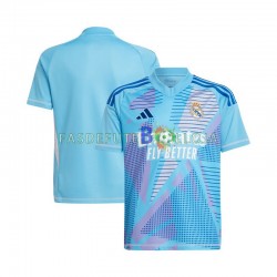 Camisola Guarda-redes 1º Equipamento Real Madrid Azul 2024-2025 Manga Curta ,Homem