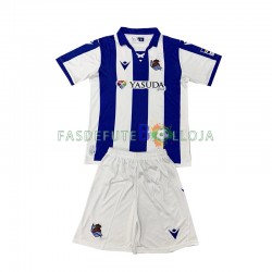 Camisola 1º Equipamento Real Sociedad 2024-2025 Manga Curta ,Criança
