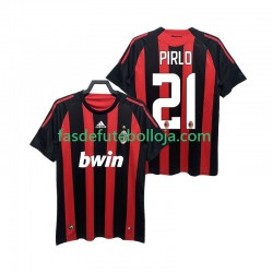 Camisola 1º Equipamento AC Milan RIRLO 21 2009 2008 Manga Curta Retro ,Homem