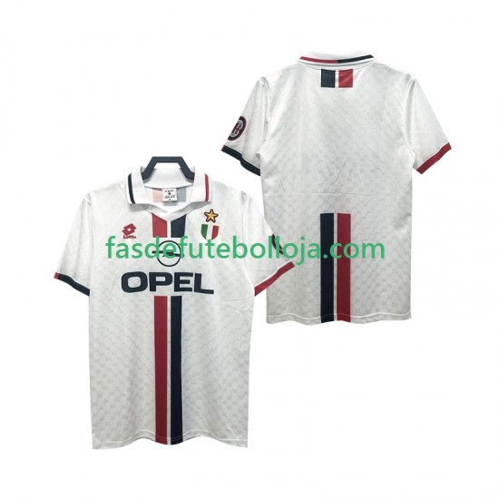 Camisola 2º Equipamento AC Milan 1996 1997 Manga Curta Retro ,Homem