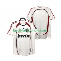 Camisola 2º Equipamento AC Milan 2007 2006 Manga Curta Retro ,Homem