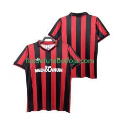 Camisola 1º Equipamento AC Milan 1990 1991 Manga Curta Retro ,Homem