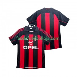 Camisola 1º Equipamento AC Milan 2000 2002 Manga Curta Retro ,Homem