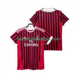 Camisola 1º Equipamento AC Milan 2012 2011 Manga Curta Retro ,Homem