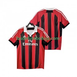 Camisola 1º Equipamento AC Milan 2012 2013 Manga Curta Retro ,Homem