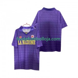 Camisola 1º Equipamento ACF Fiorentina 1989 1990 Manga Curta Retro ,Homem