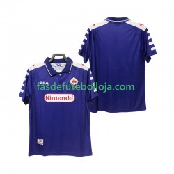 Camisola 1º Equipamento ACF Fiorentina 1998 1999 Manga Curta Retro ,Homem