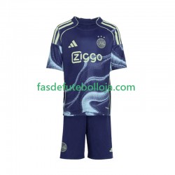 Camisola 2º Equipamento AFC Ajax 2025-2026 Manga Curta ,Criança