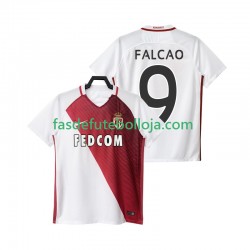 Camisola 1º Equipamento AS Monaco FALCAO 9 2016 2017 Manga Curta ,Homem