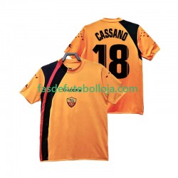 Camisola 1º Equipamento AS Roma CASSANO 18 2005 2006 Manga Curta Retro ,Homem