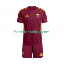 Camisola 1º Equipamento AS Roma 2025-2026 Manga Curta ,Criança